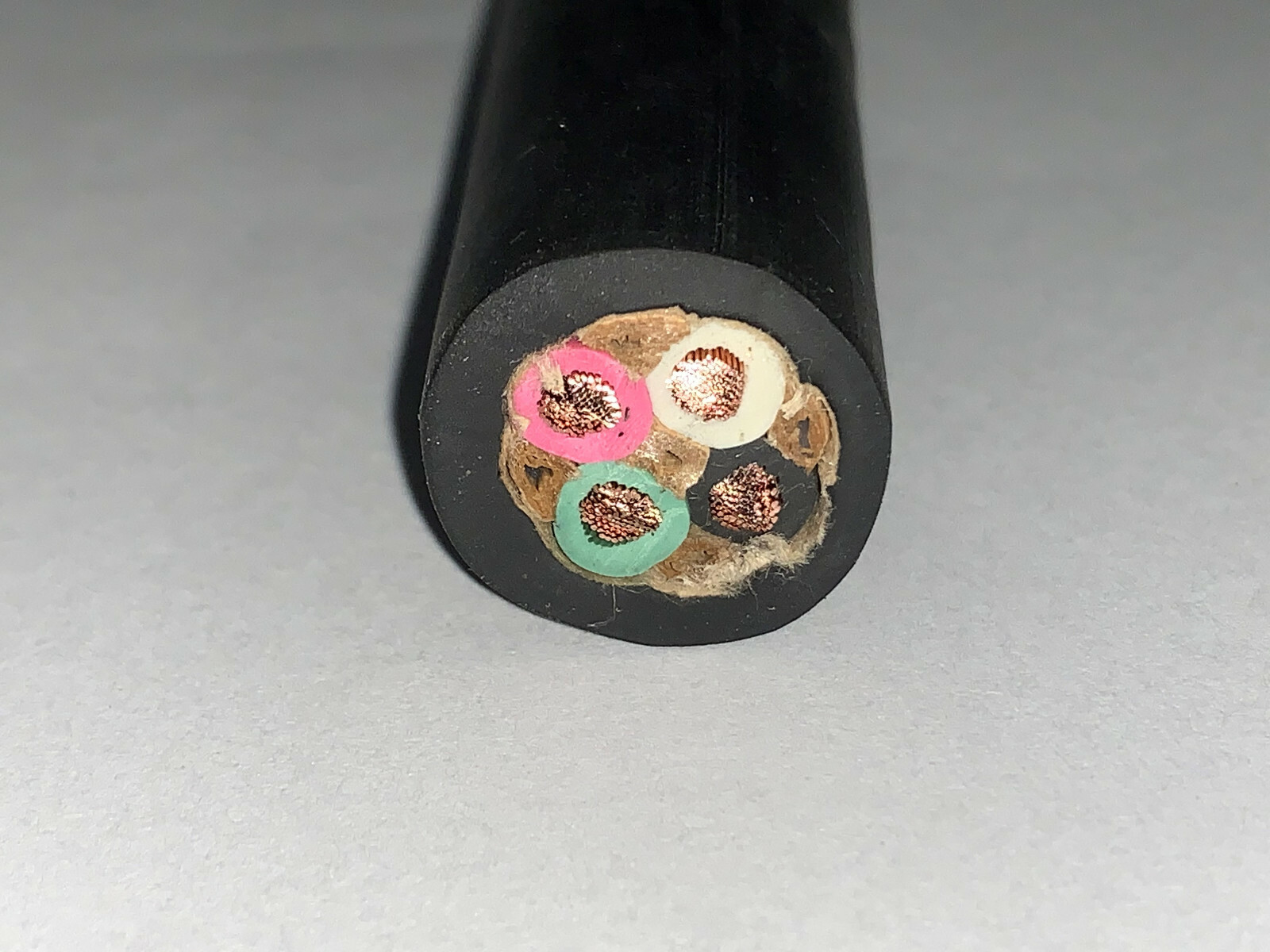30 FT 10/4 SOOW SO SOO SOW BLACK RUBBER CORD EXTENSION WIRE/CABLE