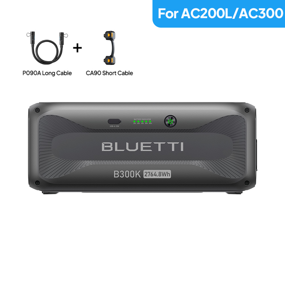BLUETTI B300K Expansion Battery 2764.8Wh for AC200L/AC300/AC500 LFP for Backup