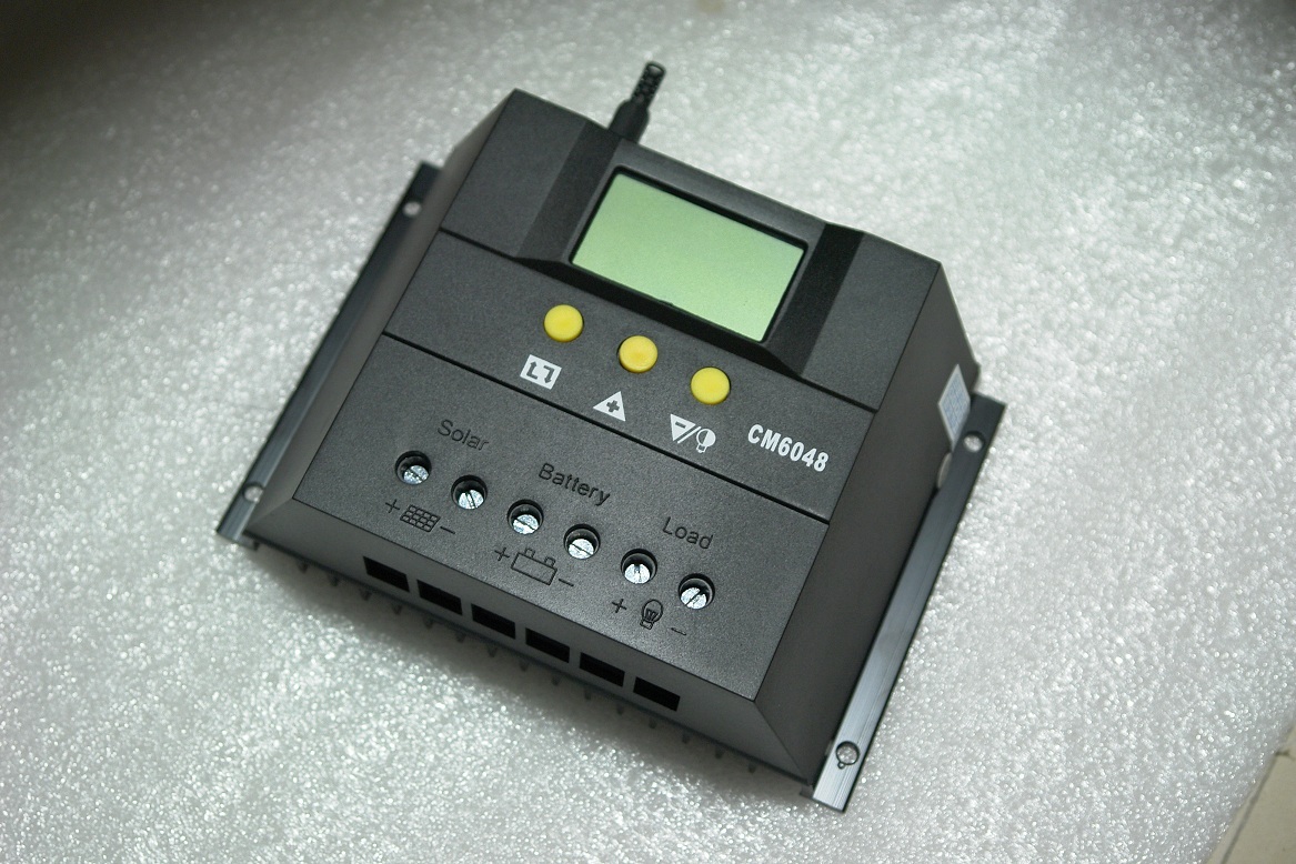 Solar Charge Controller 30A/50A/60A LCD Display 48V Battery Charger Regulator