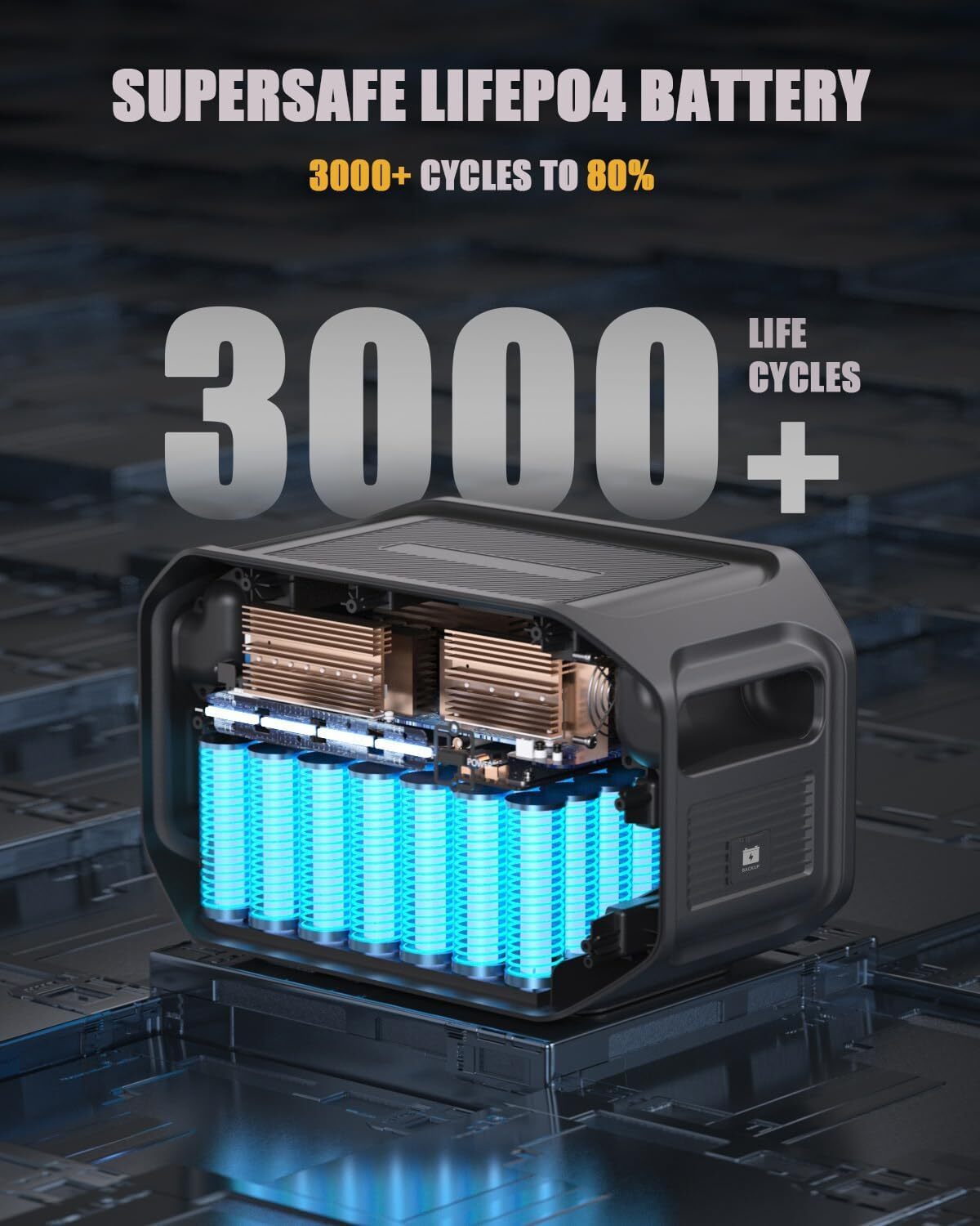 VTOMAN FlashSpeed 1500 Extra Battery 1548Wh for FlashSpeed 1500 Power Station