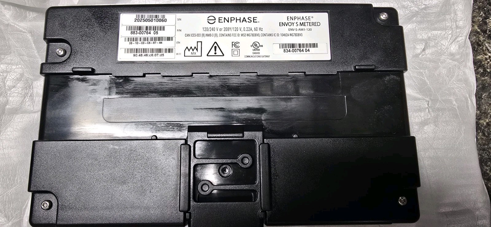 Enphase Envoy-S Metered ENV-S-AM1-120 120V Gateway Open Box No CT