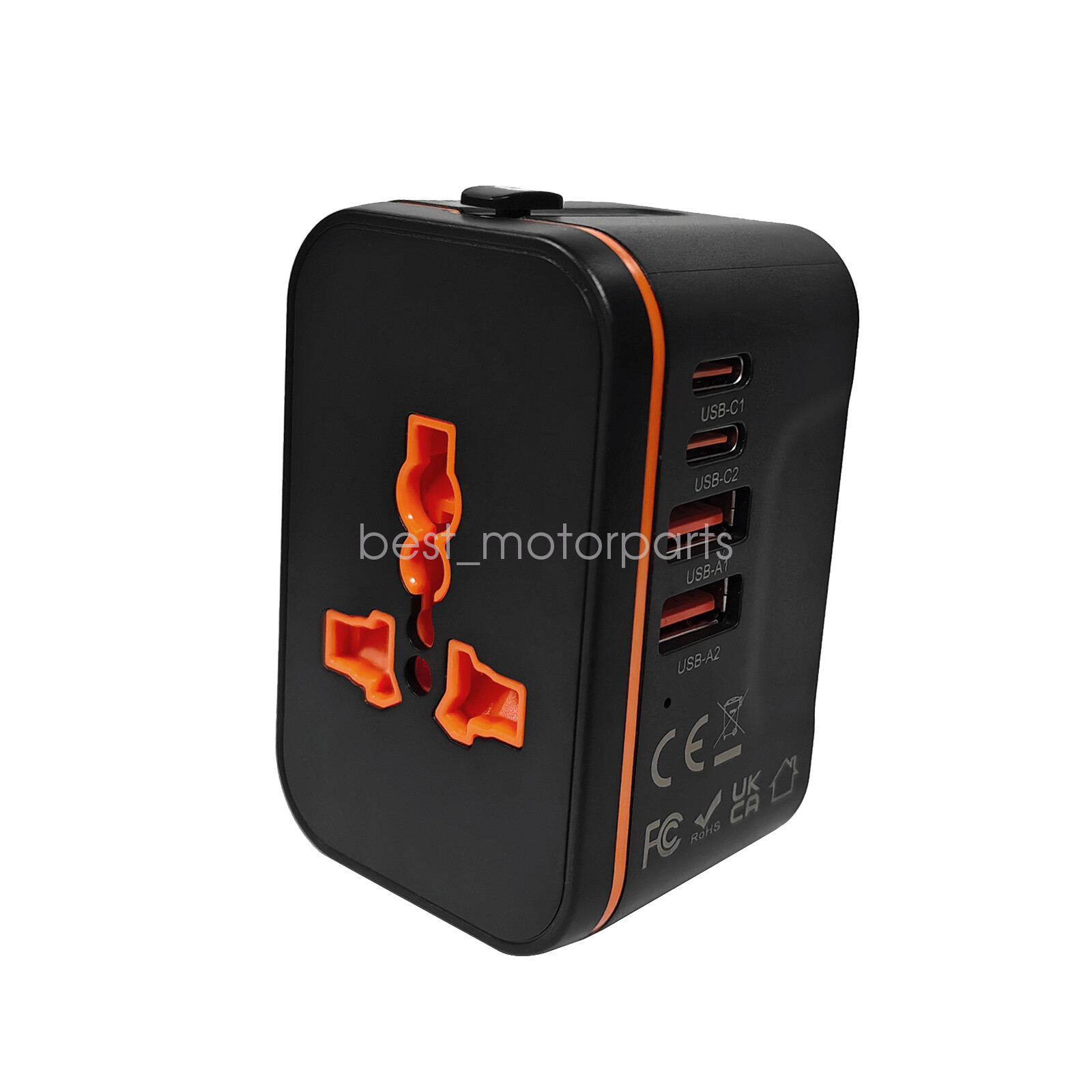 Universal International Travel Adapter USB Type-C Charger Wall Power Converter