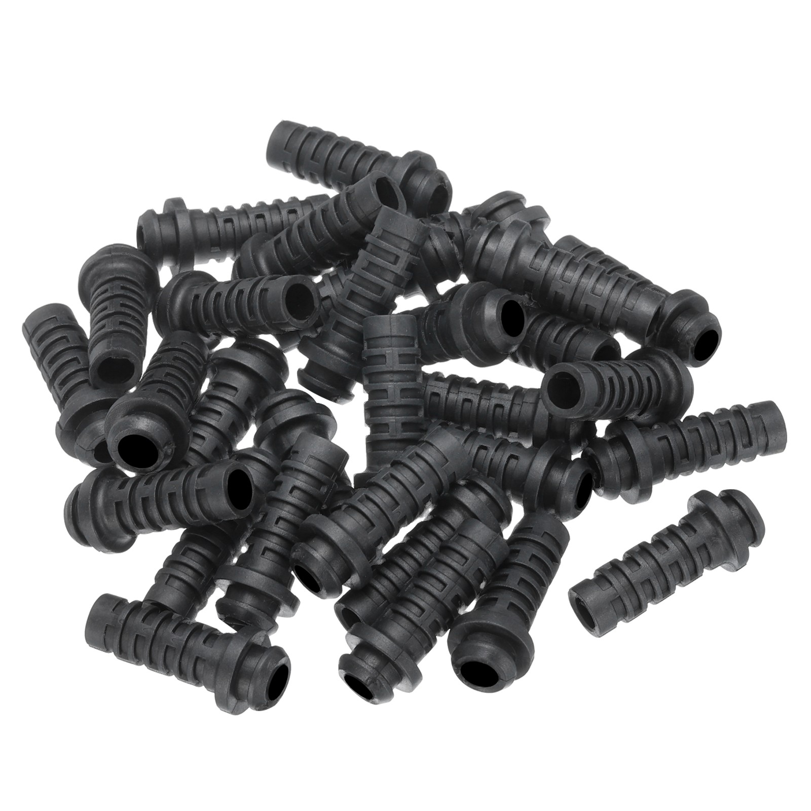 30pcs 5mm Strain Relief Cord Cable Bushing Boot Sleeve