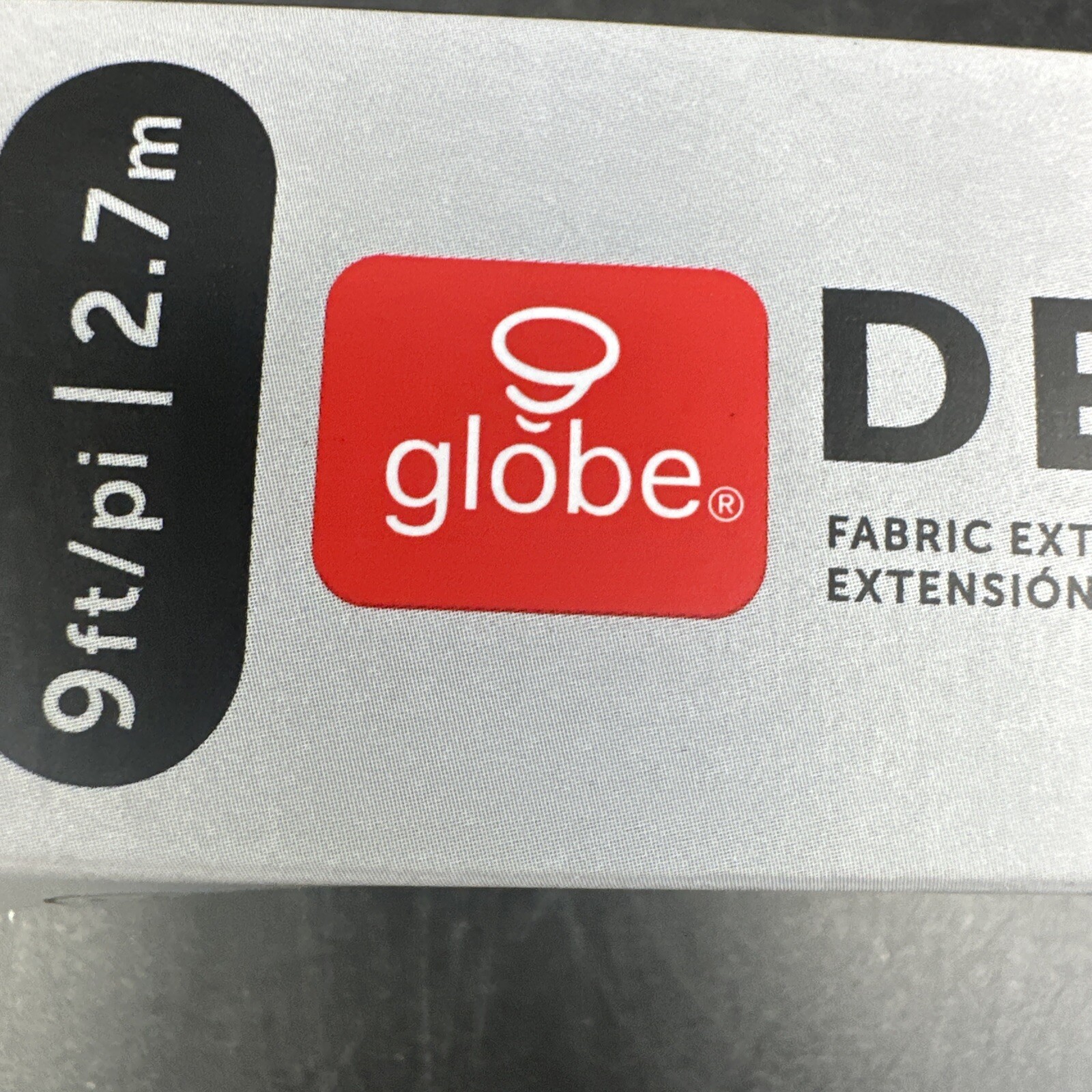 Fabric Extension Cord 9 Foot R/Angle Globe Designer Series {CC}