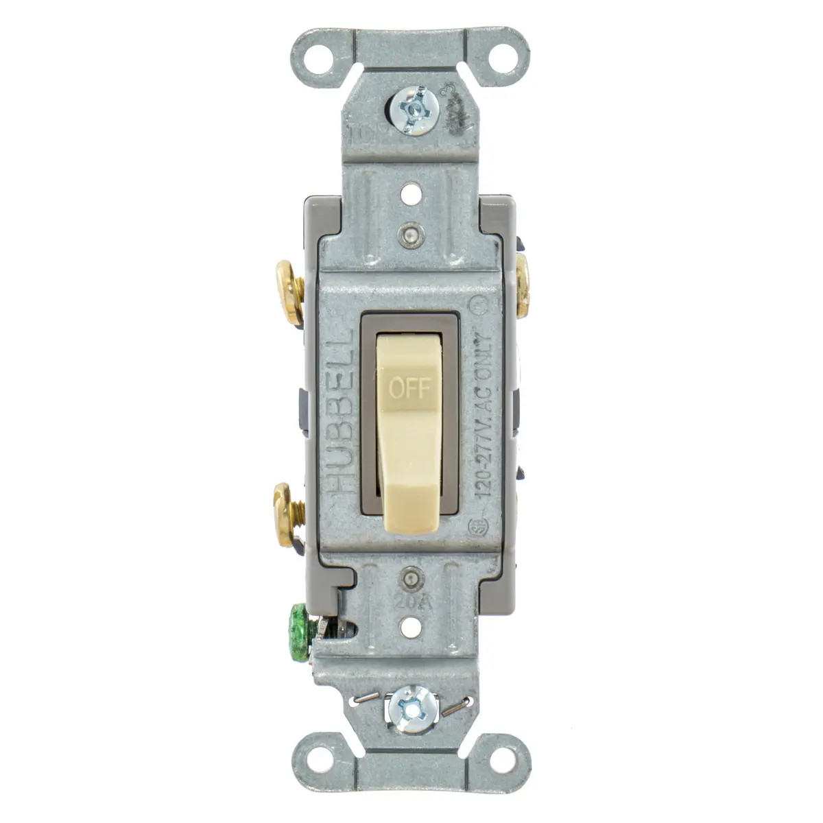 NEW Hubbell Double Pole Toggle Switch CSB2201 Commercial Grade 20A 120/277V AC