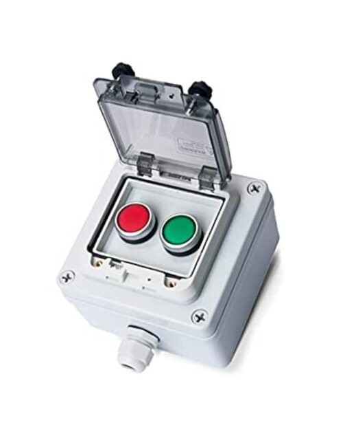 Momentary Push Button Box Emergency Stop Red/green instantaneous switch box