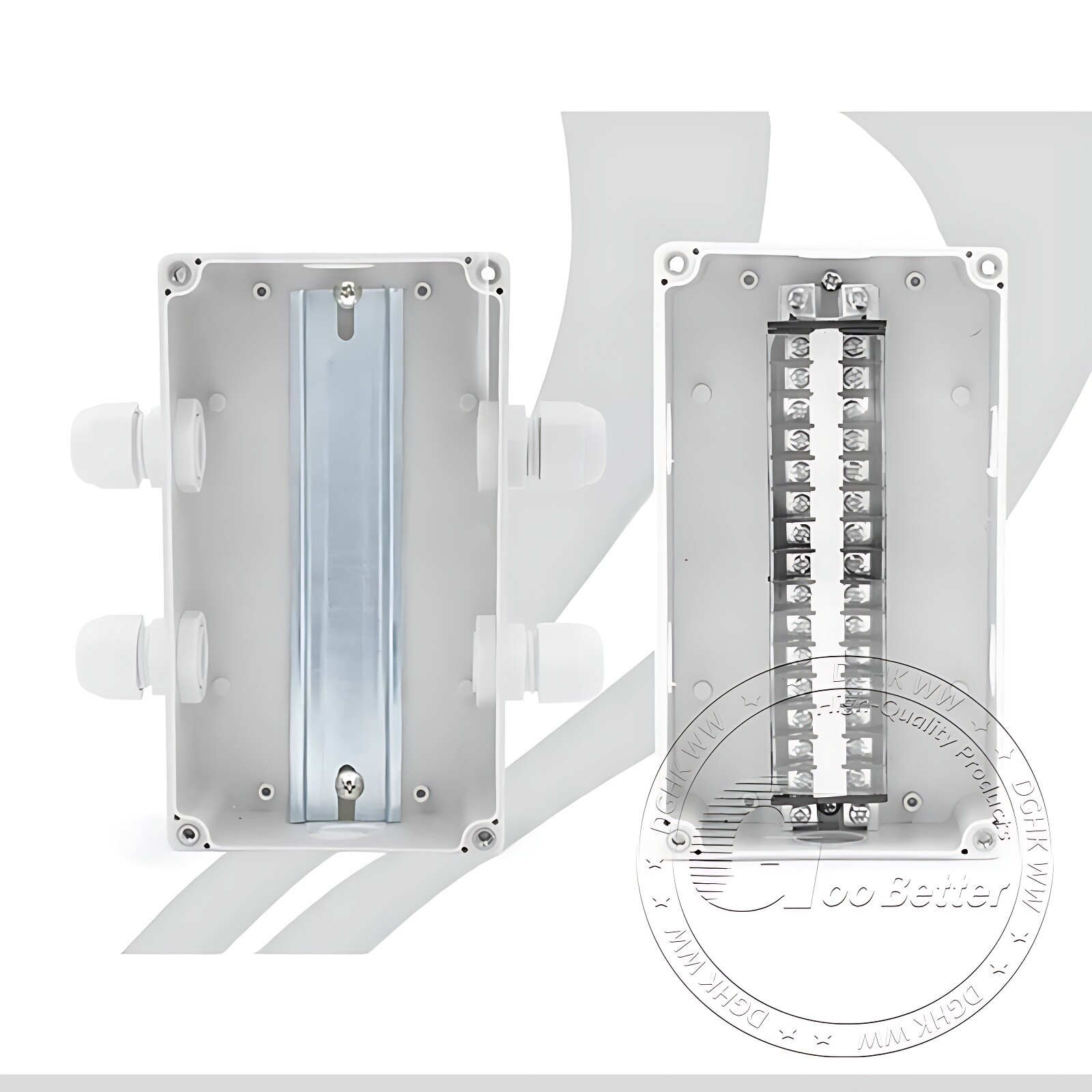 Waterproof Junction Box Outdoor Adaptable Enclosure IP68 ABS Plastic – All Sizes