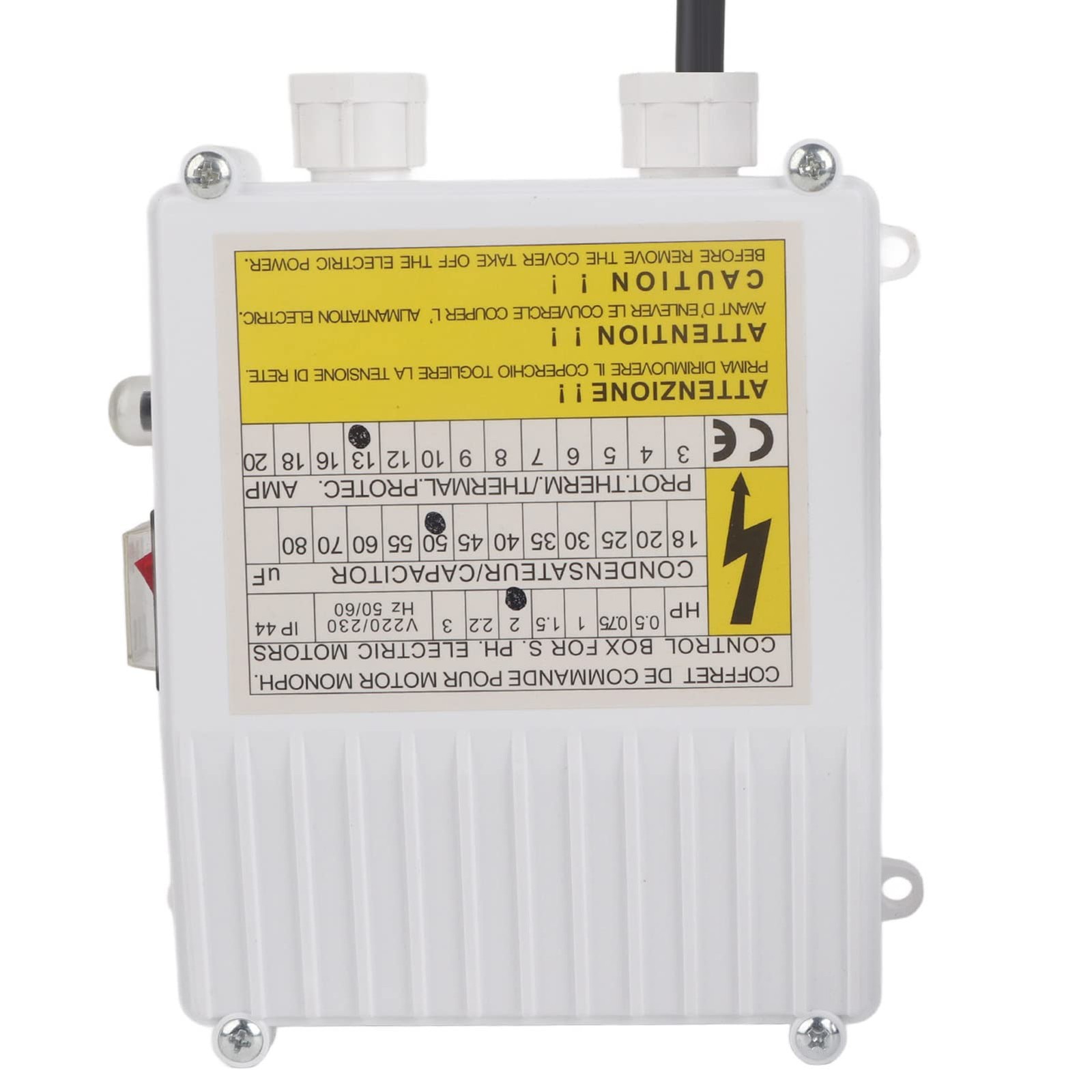 Klanata 2HP Submersible Pump Controller, 80uf 25A Control Box for Deep Well…