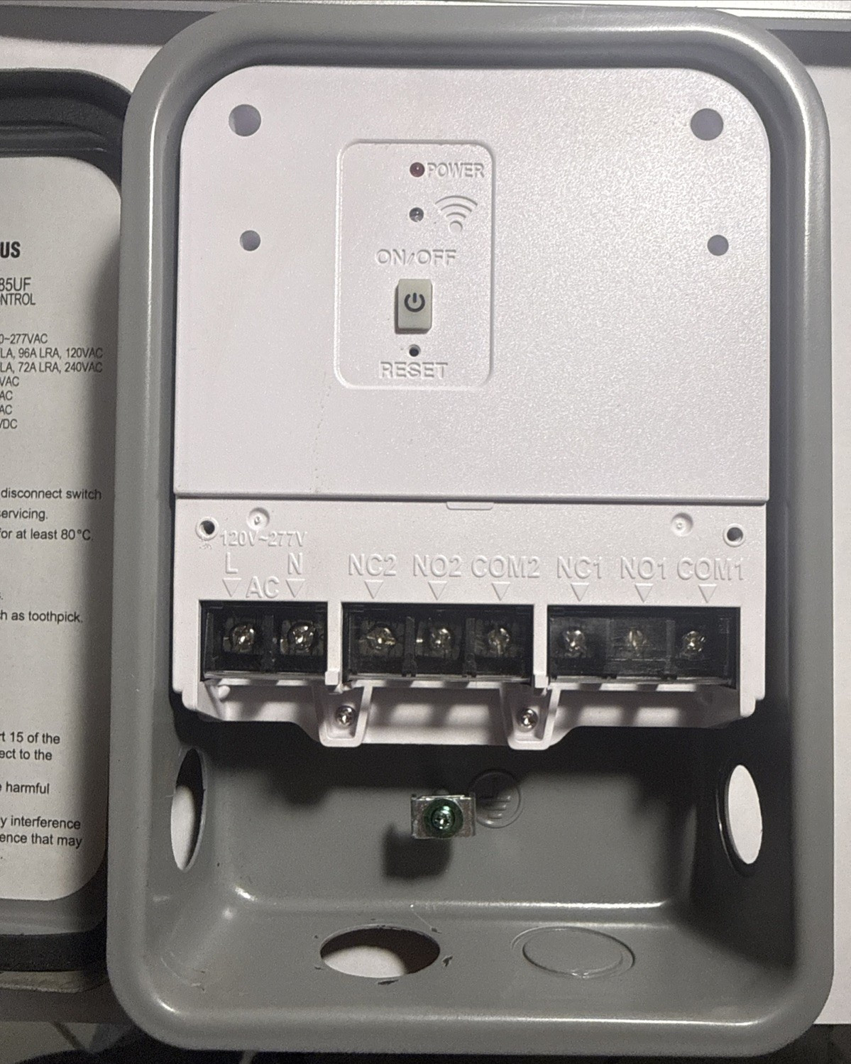 DEWENWILS 40A Outdoor Wi‑Fi Pool Pump Timer Smart Switch 120‑277V Heavy Duty Box