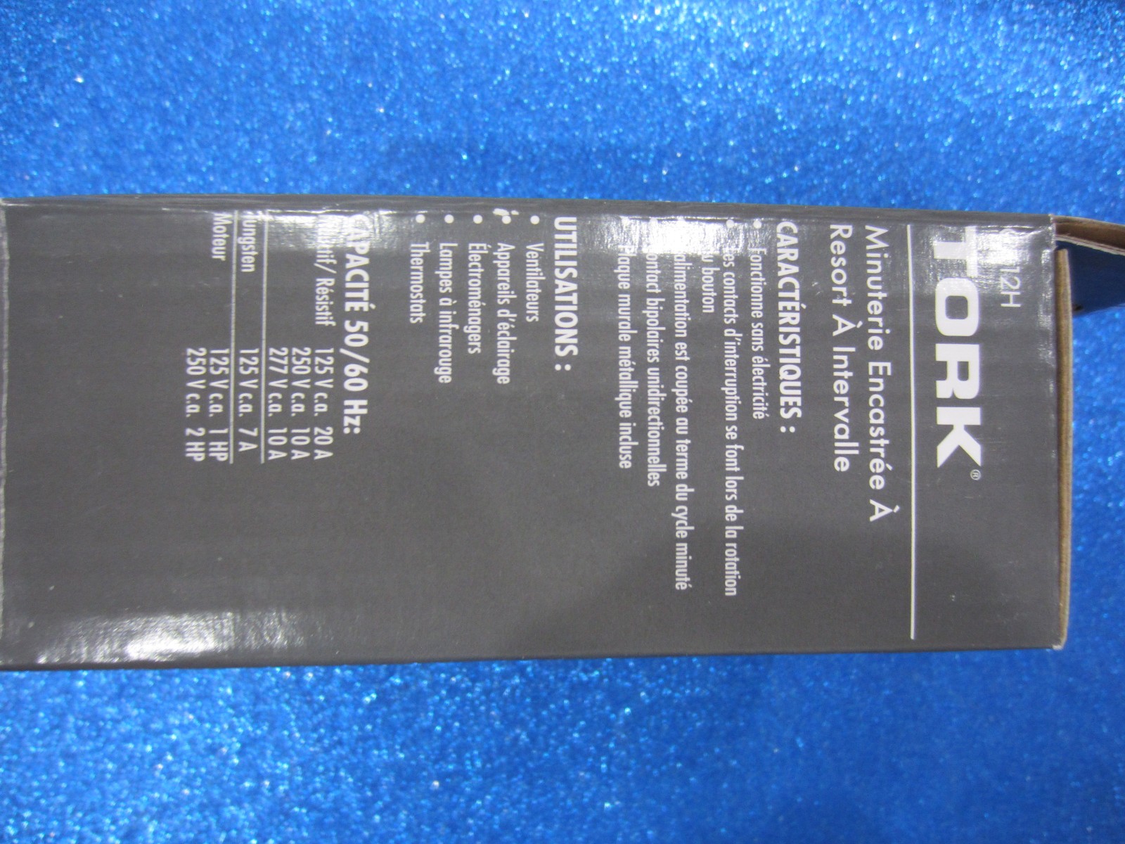 TORK C412H Spring-Wound in-Wall Twist Timer–12 HOUR TIMER