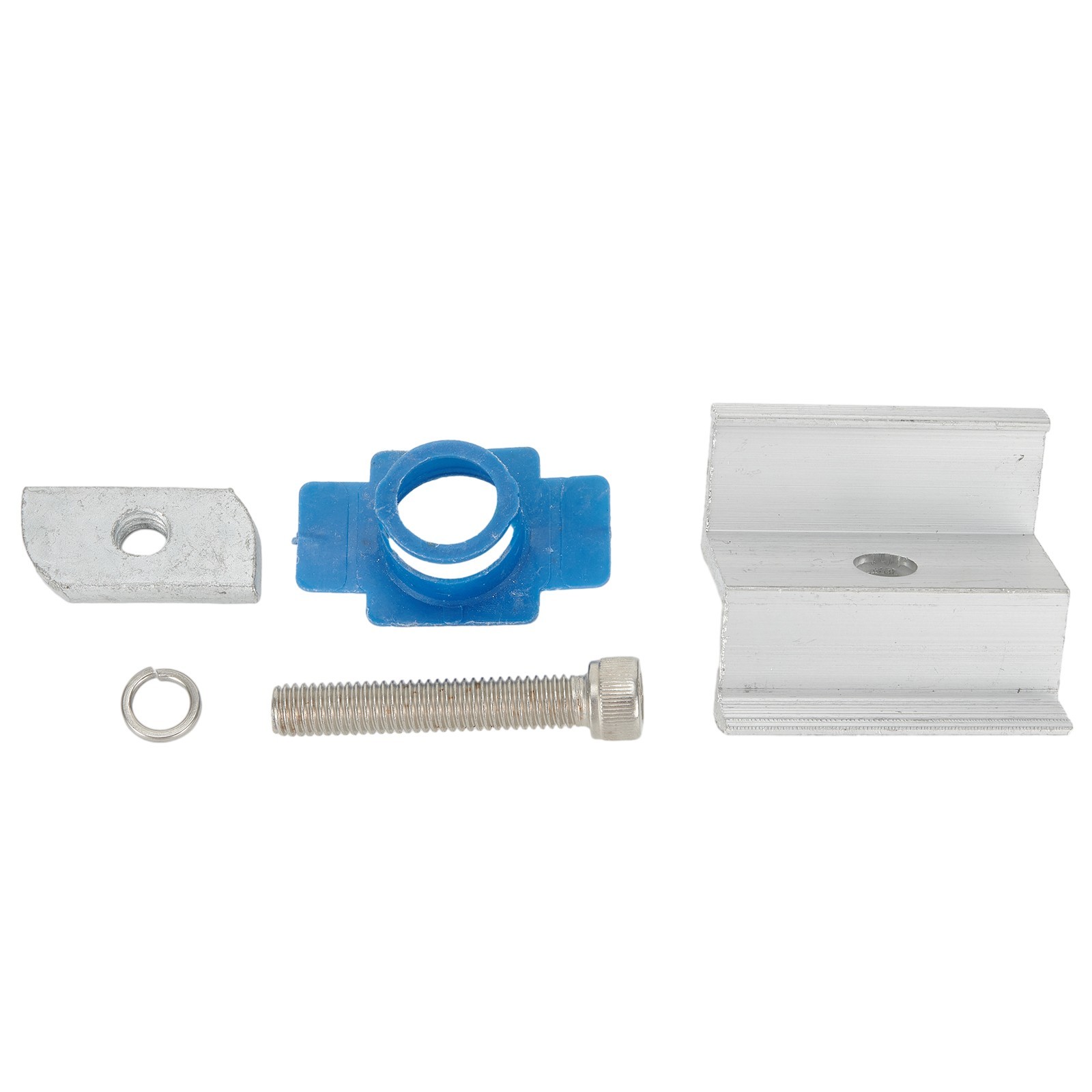 Bracket Solar Panel Aluminium Alloy End /Middle Clip For Mounting Rail