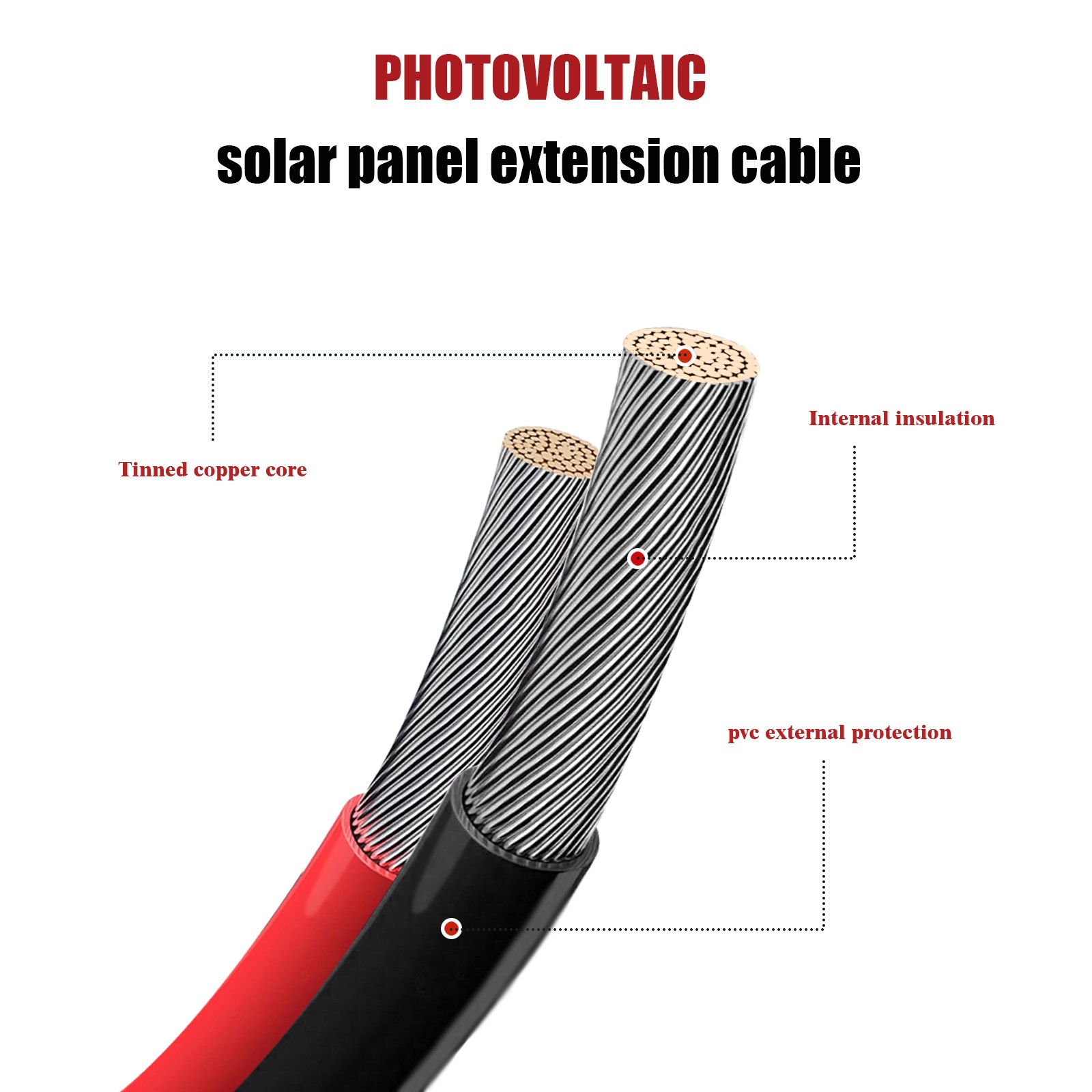 20ft solar panel Extension Cable 11ft 14AWG Solar to XT60 Connectors New 3 style
