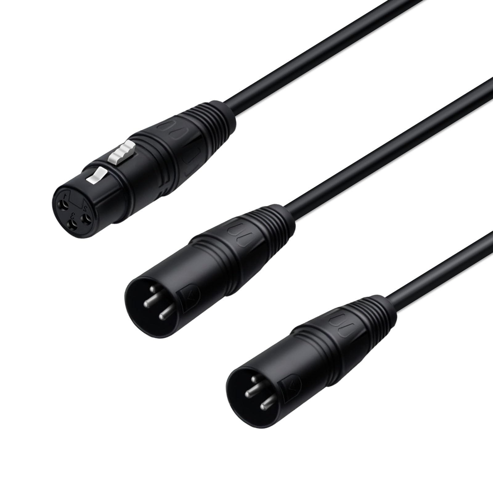 0.5m Extension Lead Single 13A 250V Power Cable 3 Prong 3x1mm 1 Female 2 Male