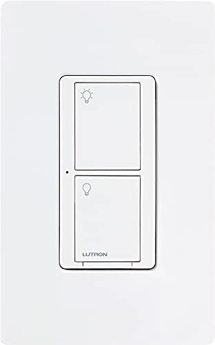 Lutron PD-5WS-DV-WH 5A Caseta Wireless In-Wall Light Switch and Fan Control