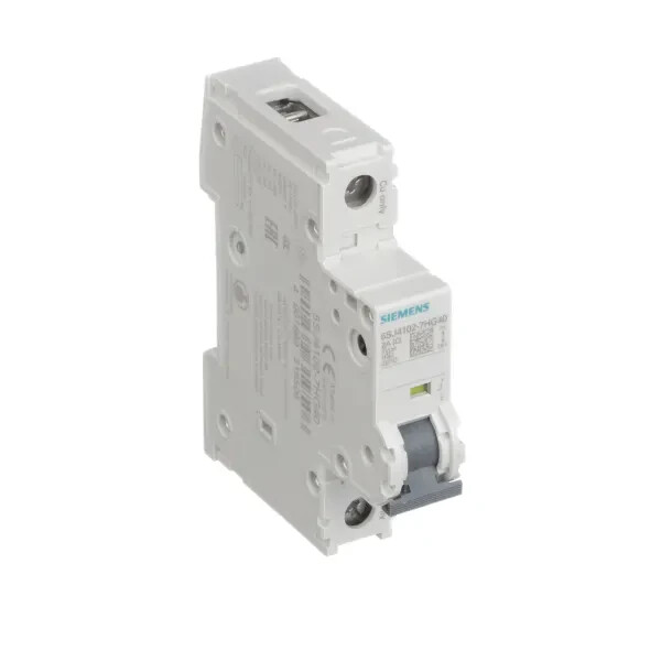 SIEMENS 5SJ4102-7HG40 Miniature Circuit Breaker 240V 2A 1P 14kA C-Trip DIN Mount