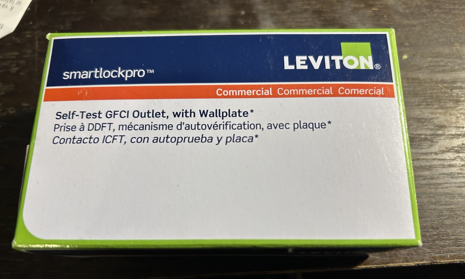 LEVITON GFNT2-I SELF-TEST 20A GFCI OUTLET IVORY 20A-125V