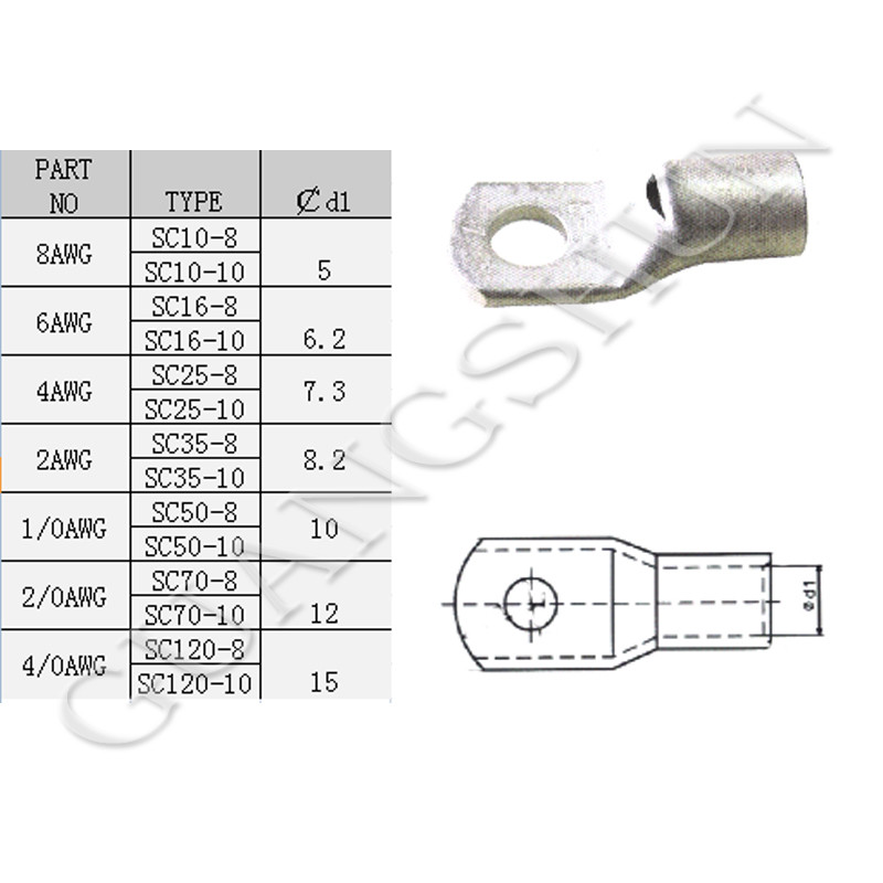 20PCS Tin Plated Pure Copper Battery Cable Ends Lugs,Ring Terminals Connectors