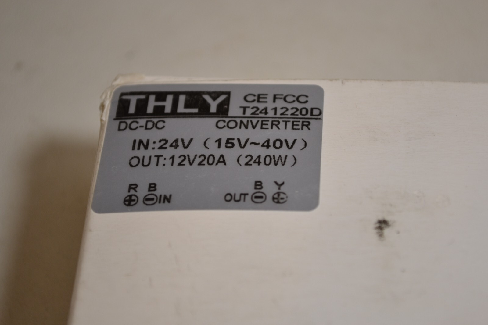 THLY Voltage Converter, Converter (15V-40V) T241220D