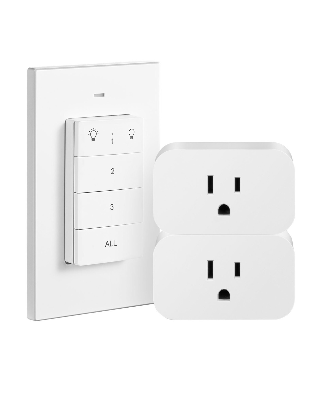 DEWENWILS Remote Control Outlet, Independent Control Wall Mounted Wireless Light