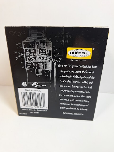 50 Hubbell Almond Decorator Rocker Wall Light Switches