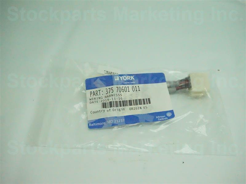 York 375 70601 011 37570601011 Wiring Harness NEW NNB 30 Days Warranty