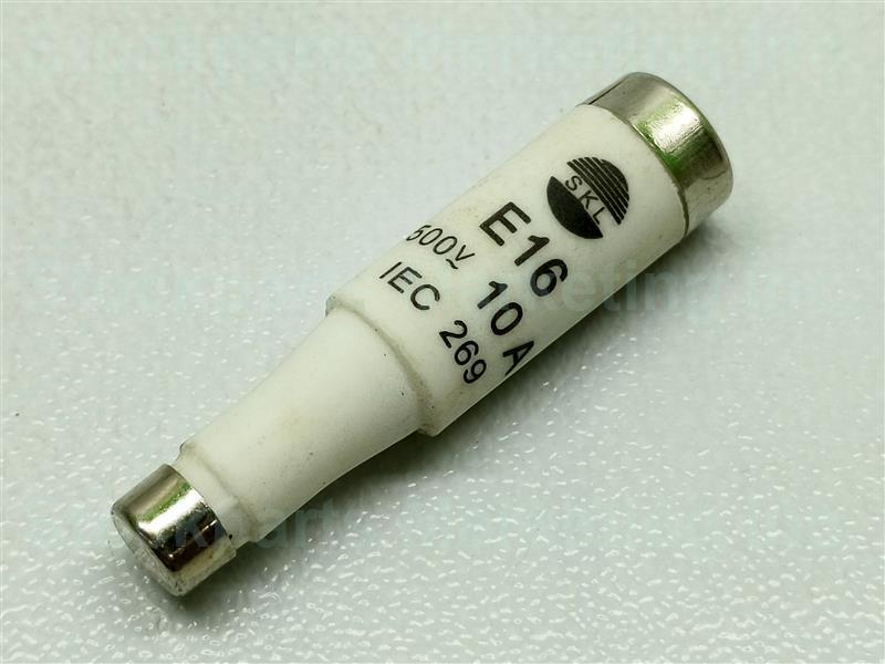 Lot 3 Pcs. SKL E16 IEC 269 Fuse 500V 10A 30 Days Warranty Fast Shipping