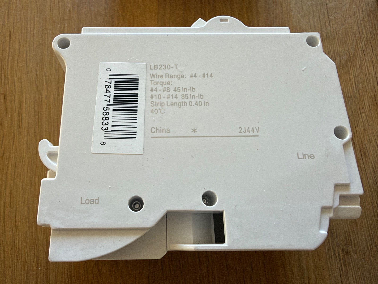 Leviton LB230-T: 30A 2-Pole Standard Thermal Magnetic Branch Circuit Breaker
