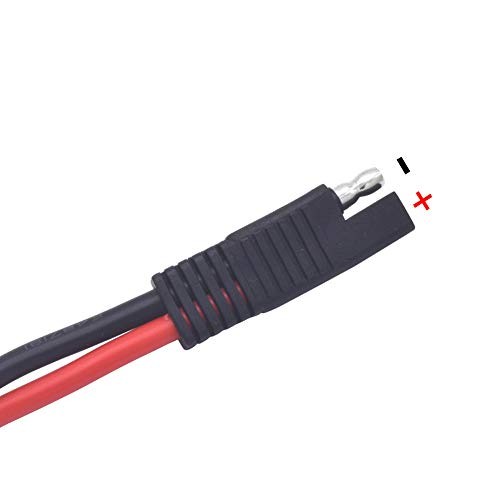 10AWG 2 Pin Power Industrial Circular Connector to SAE Cable for Solar Panel