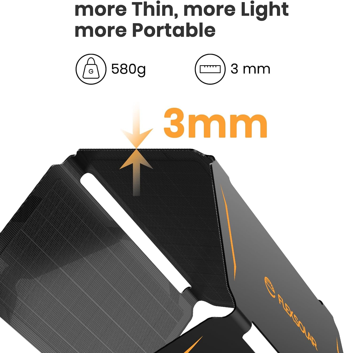 30W Portable Solar Panel Chargers QC3.0 18W USB-A USB-C Output Foldable Small Po