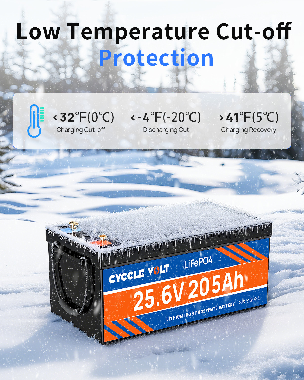 24V 200/205Ah LiFePO4 Lithium Battery 20000+ Deep Cycle 200A BMS RV Solar