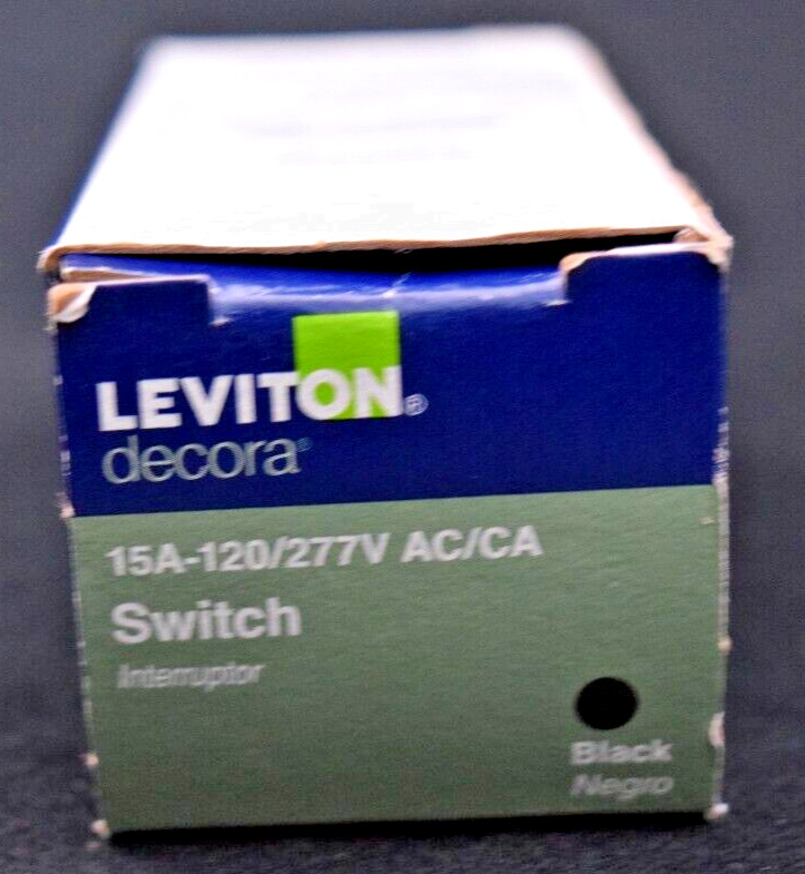 Lot of 2 Leviton Child Safety Tamper Resistant Outlets And 1 Switch 15A – 125V