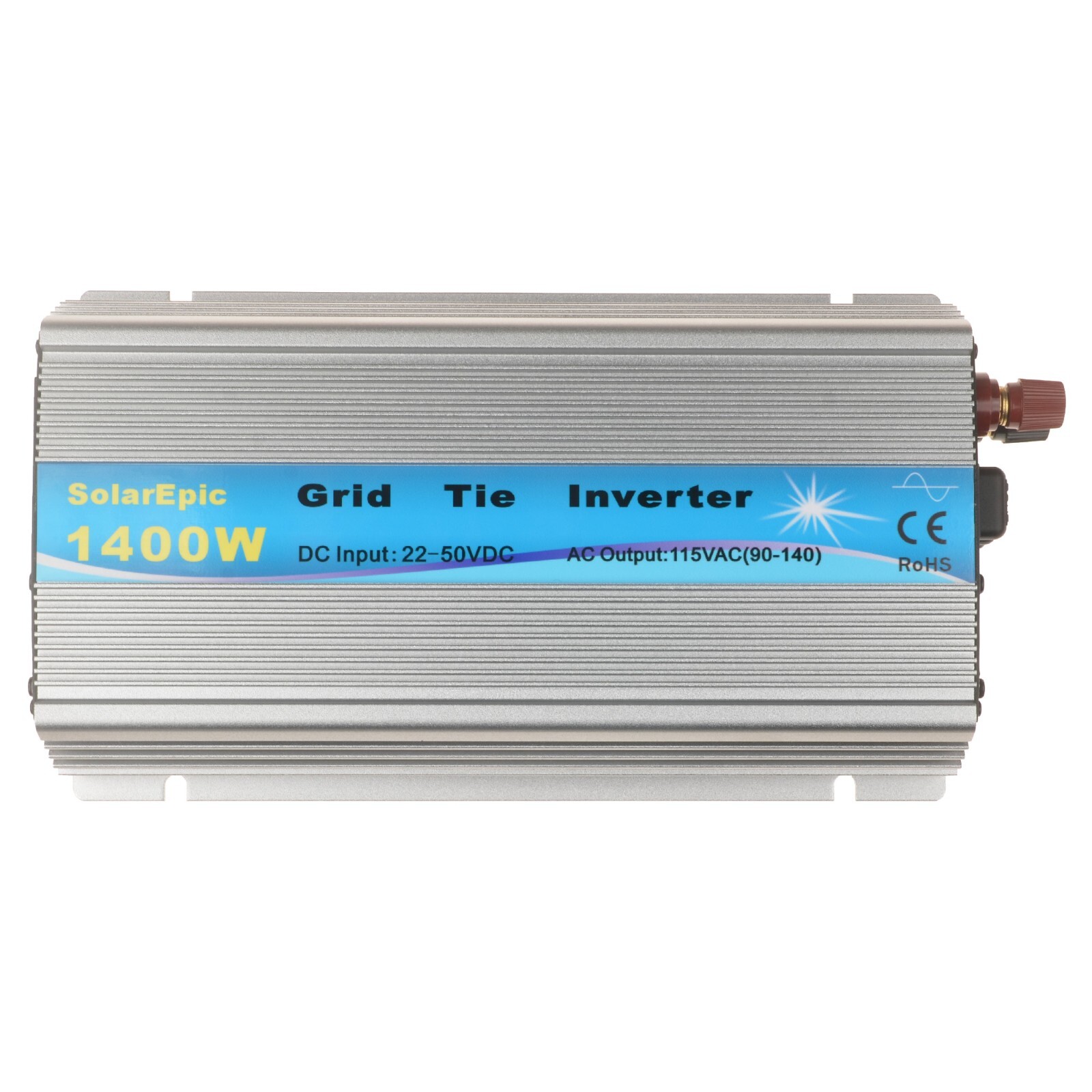 1400W Grid Tie Inverter DC36V to AC110V/220V Solar Inverter Built-in Meter LCD