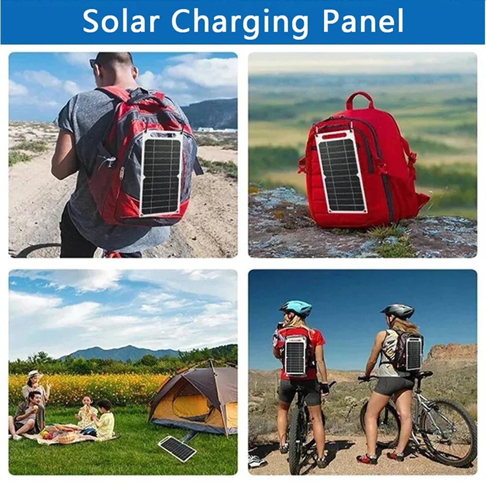 60W Solar Panel Battery Maintainer Car RV Charger 12V Tender Trickle Waterproof