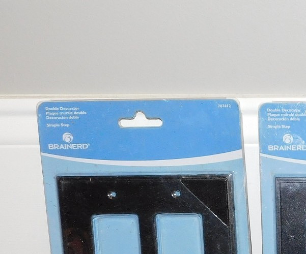 LOT 6 Brainerd Double & Single Decorator Wall Plate Switch Cocoa Bronze NEW