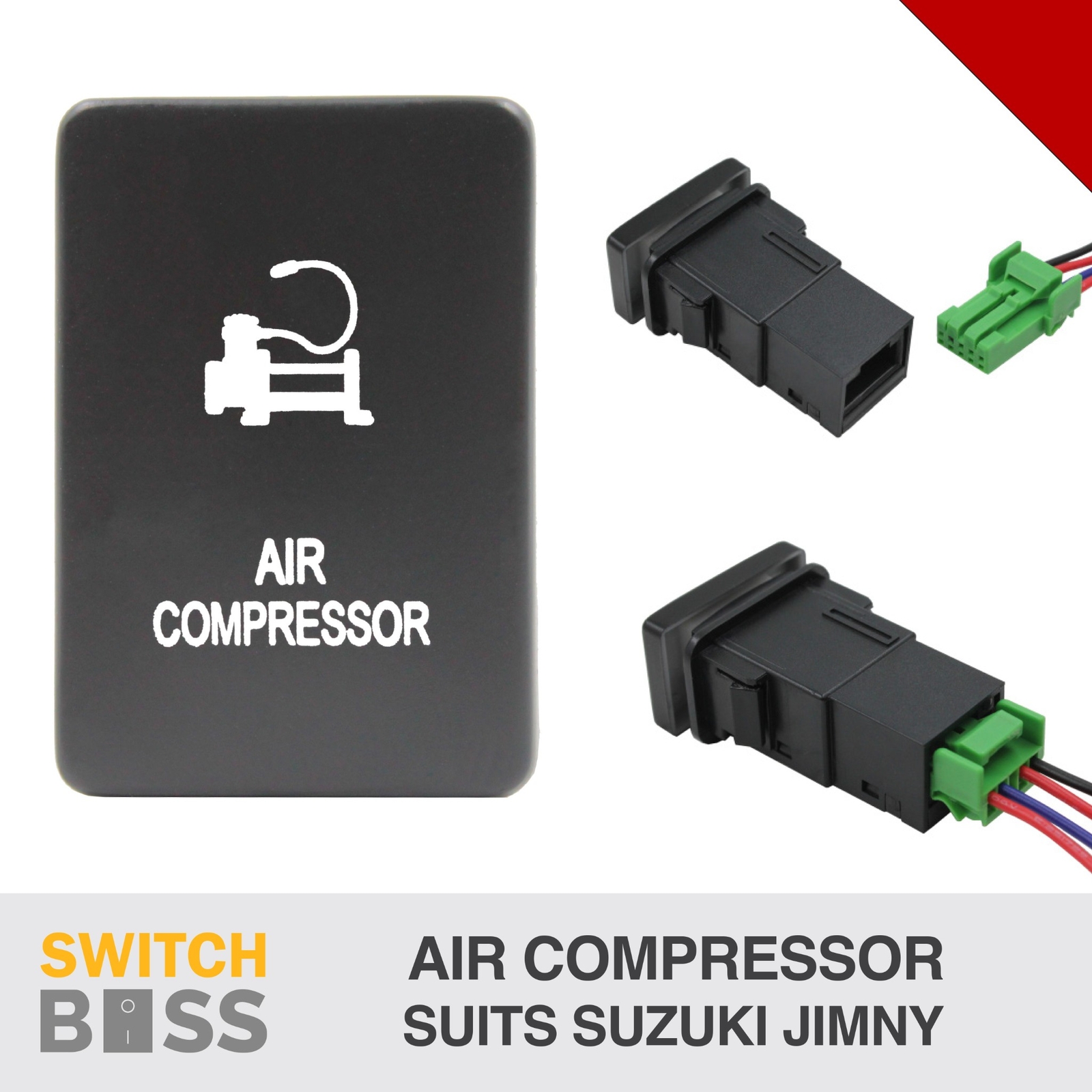 Push Switch 50 STYLES RED LED suit Suzuki Jimny SMALL OEM Replacement JB74 JB64