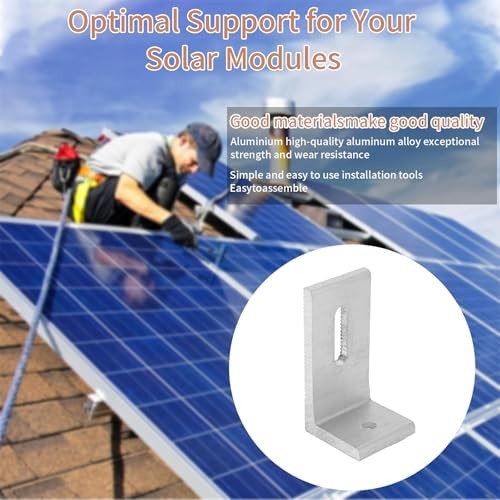 L Foot Solar Mount—Aluminum Alloy Photovoltaic Solar Panel Mounting Brackets