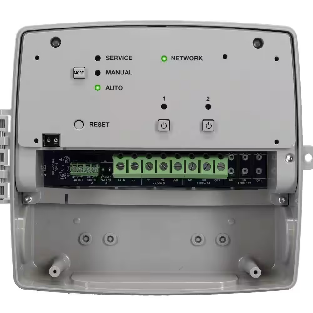 365-Day Programmable Smart Wi-Fi Timer, 120-277 VAC, 2 X SPDT, Indoor/Outdoor Pl