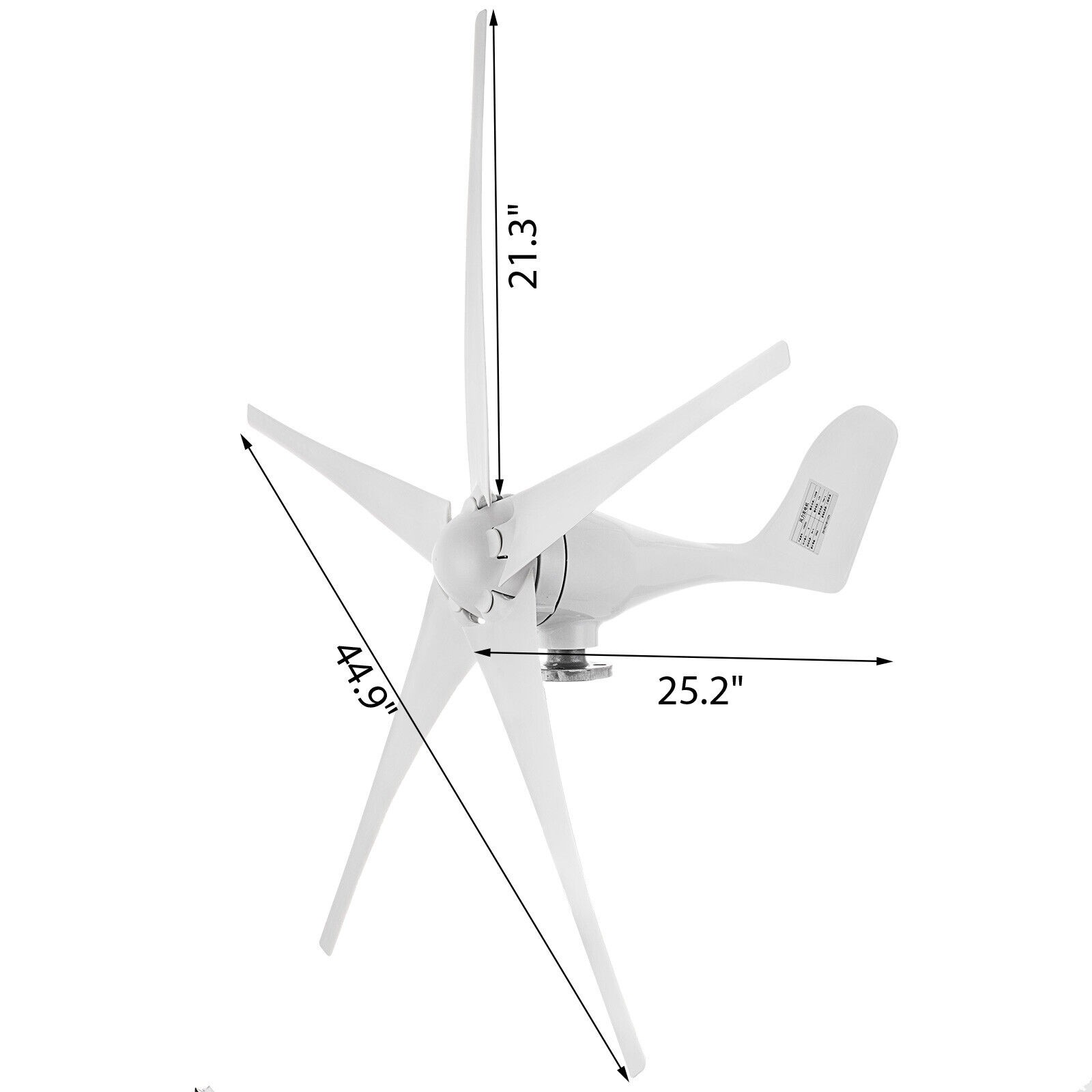 3KW 48V Wind Turbine Windgenerator Home Garden Boat Street Motor Windmill Power