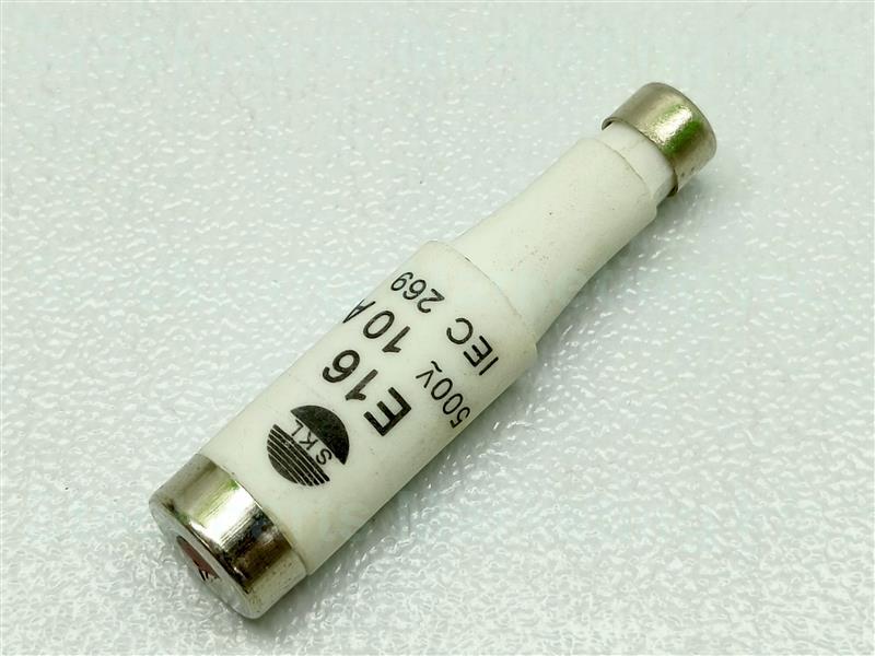 Lot 5 Pcs. SKL E16 IEC 269 Fuse 500V 10A 30 Days Warranty Expedited Shipping