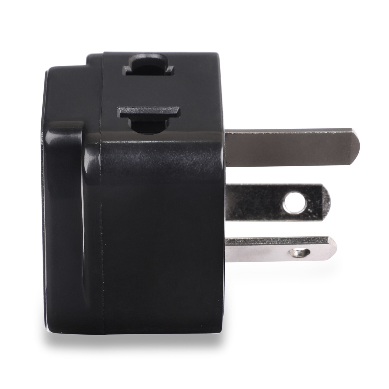 OREI 2 in 1 Universal/USA to Australia/China (Type I) Adapter Plug-2 Pack -Black