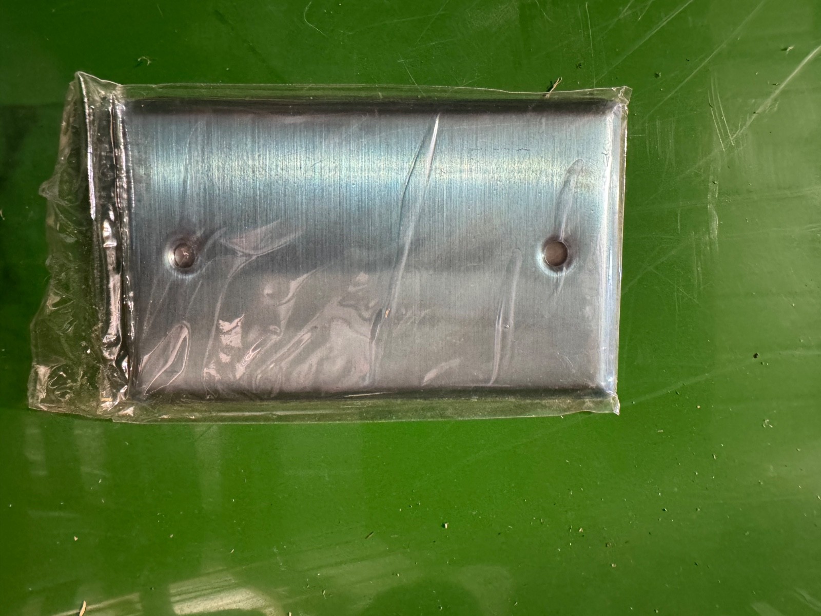 Stainless Steel blank Wall Plate receptacle covers