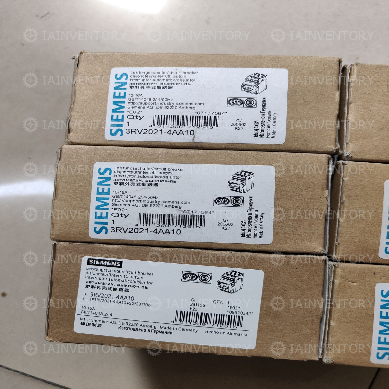 1PC New Siemens 3RV2021-4AA10 With 1 Year Warranty Free Tax