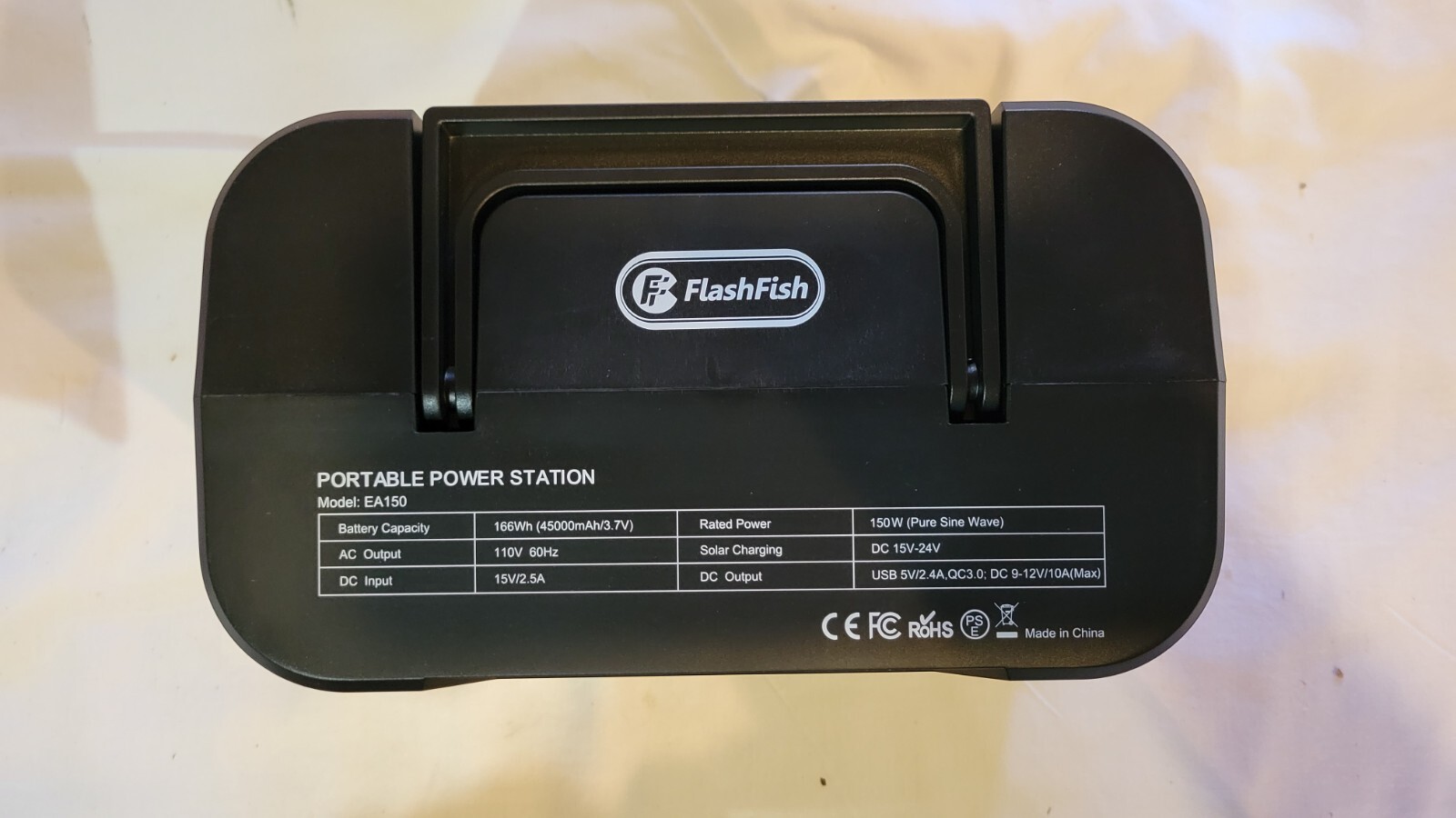 Flashfish Portable 45000mAh/166Wh Solar Generator Battery Power Station New