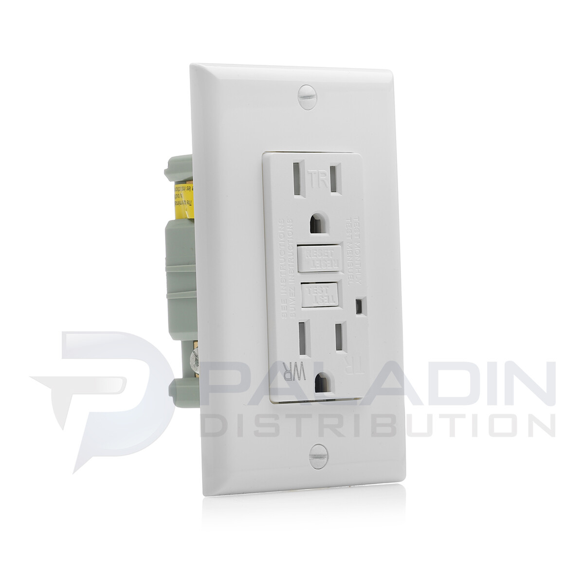 (10 Pack) 15A GFCI Outlet UL Listed – Weather / Tamper Resistant WR TR – White