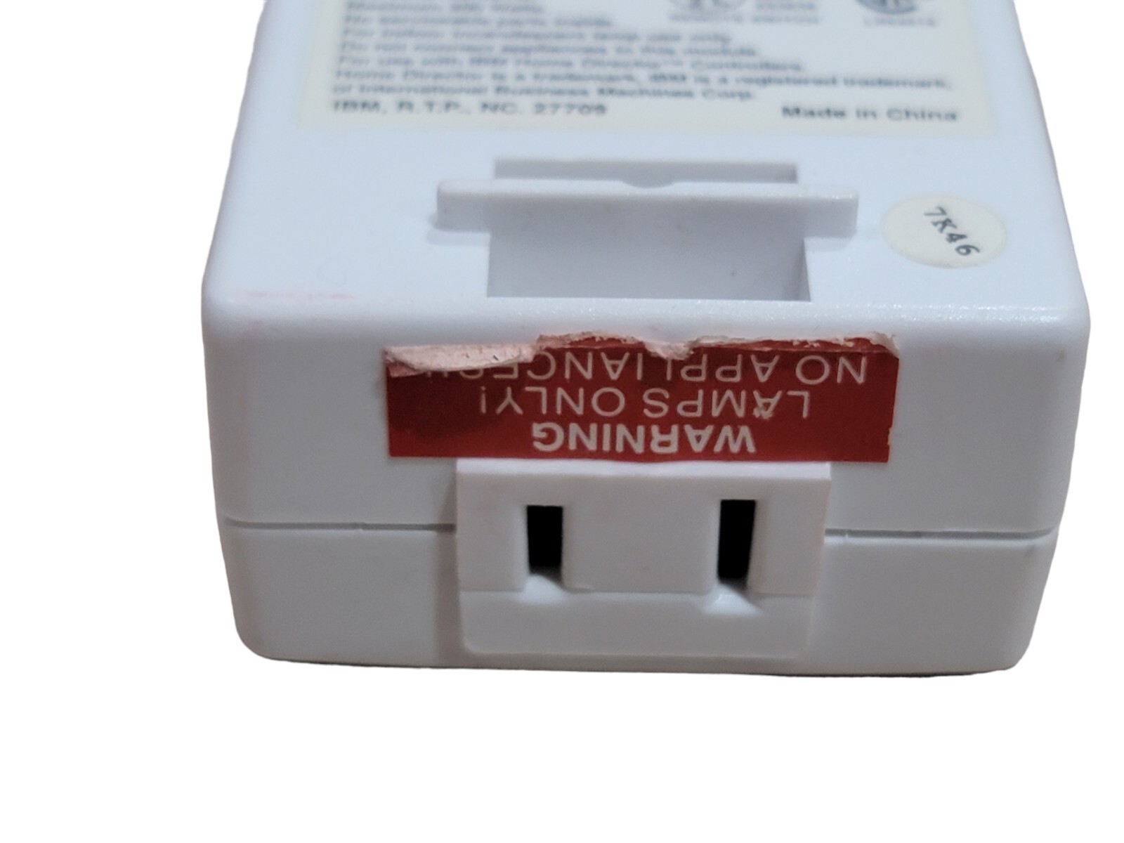 IBM Home Director X10 120V 300 Watt AC 60Hz Lamp Module Model HD465 75H8383