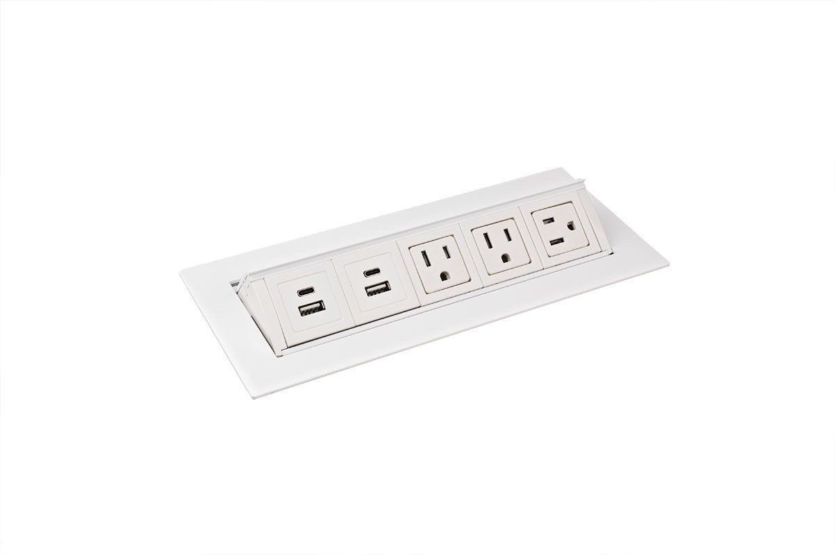 Mockett PCS82CUC2-95G Power/data Center White