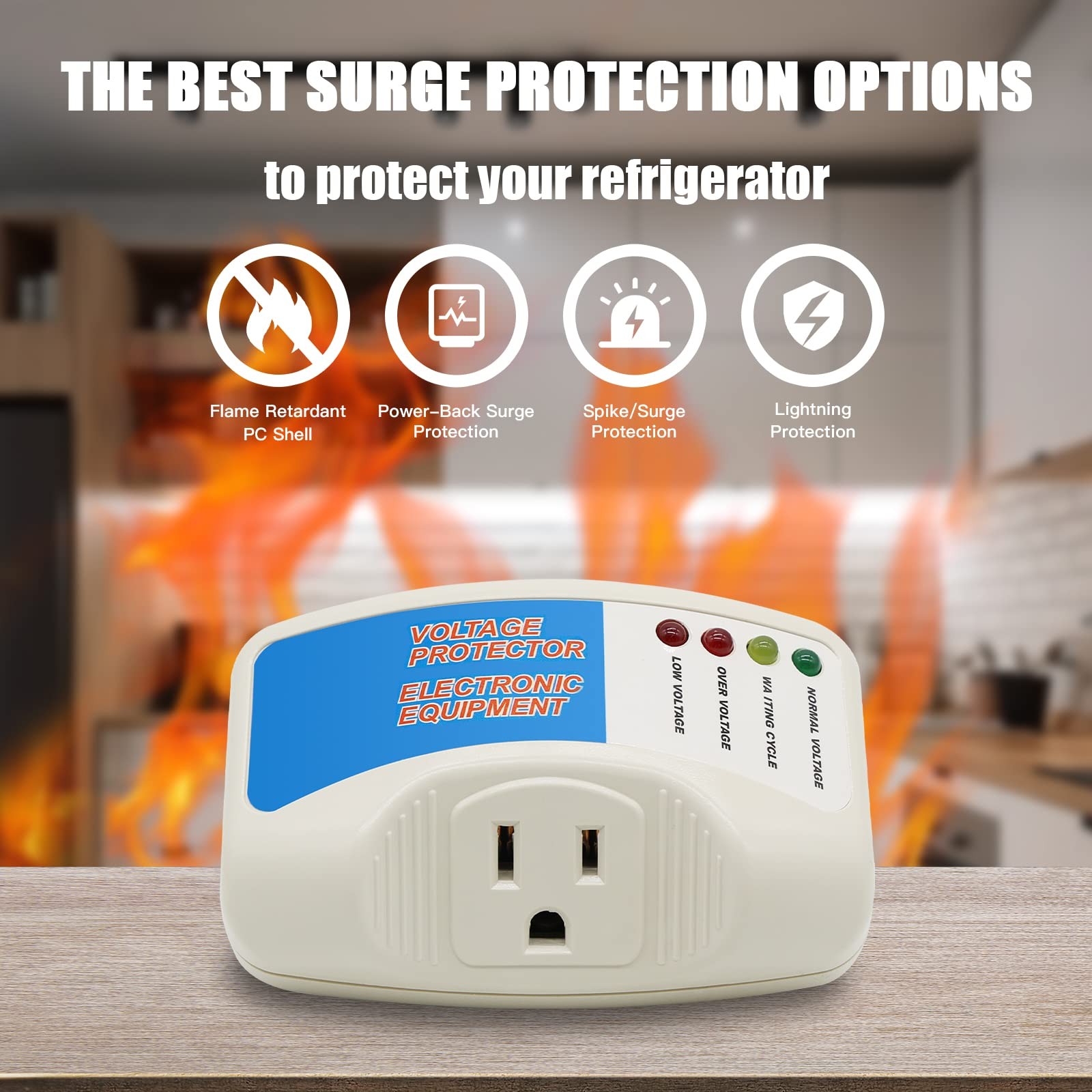 BSEED Surge Protector Home Appliance,Single Outlet Power Voltage Protector,Vo…