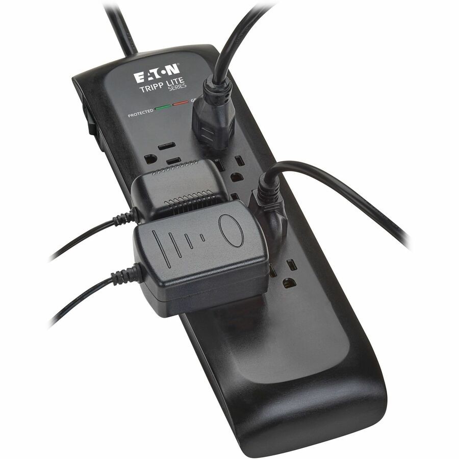 Tripp Lite TLP86B 8-Outlet Surge Protector – 2100J 6′ Cord – Black