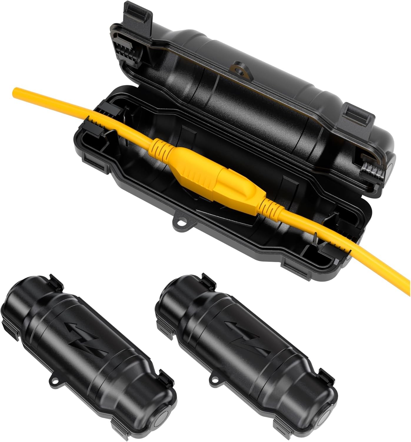 2 Pack Outdoor Extension Cord Safety Cover W/ Waterproof Seal IP54