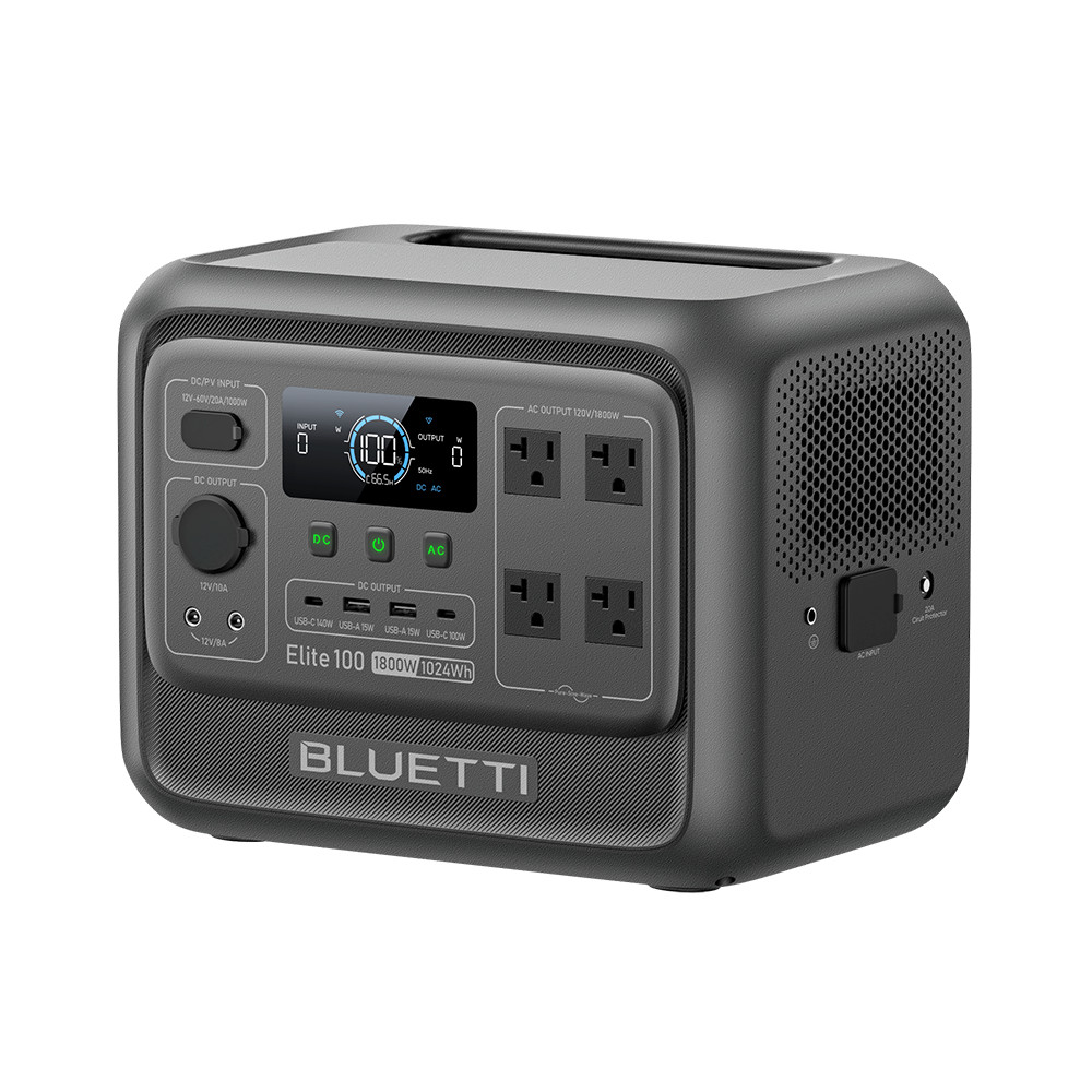 BLUETTI Elite 100 V2 1024Wh Power Station+Optional Solar Panel Kits for Outdoor